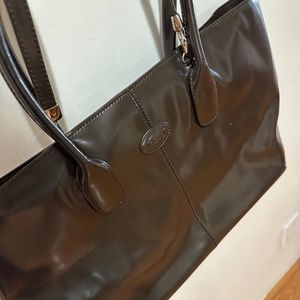 AUTHENTIC TOD'S D LEATHER TOTE BAG